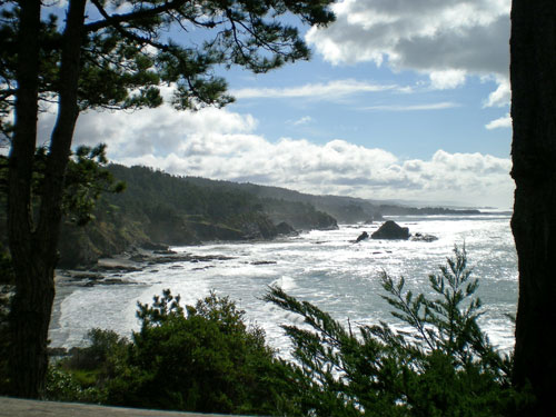Ocean view from Whale Watch Inn